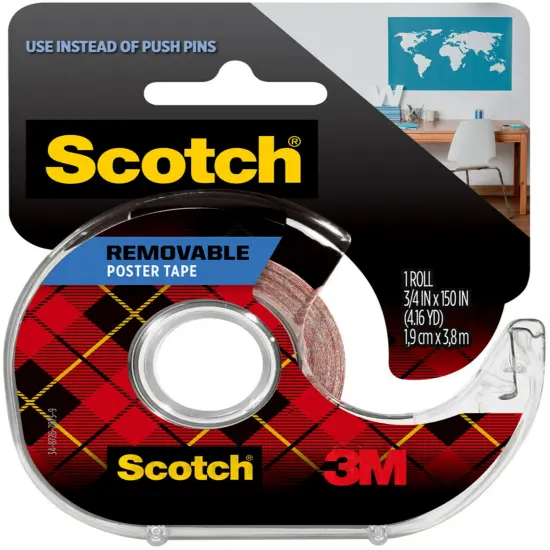 Scotch Removable Poster Tape-.75"X150" {1}