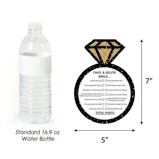 Big Dot of Happiness Nola Bride Squad - Selfie Scavenger Hunt - New Orleans Bachelorette Party Game - Set of 12 {4}