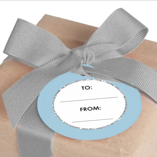 Big Dot of Happiness Winter Wonderland - Snowflake Holiday Party and Winter Wedding to and from Gift Tags (Set of 20) {4}