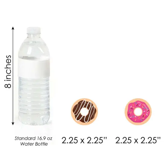 Big Dot of Happiness Donut Worry, Let's Party - DIY Shaped Doughnut Party Cut-Outs - 24 Count {6}