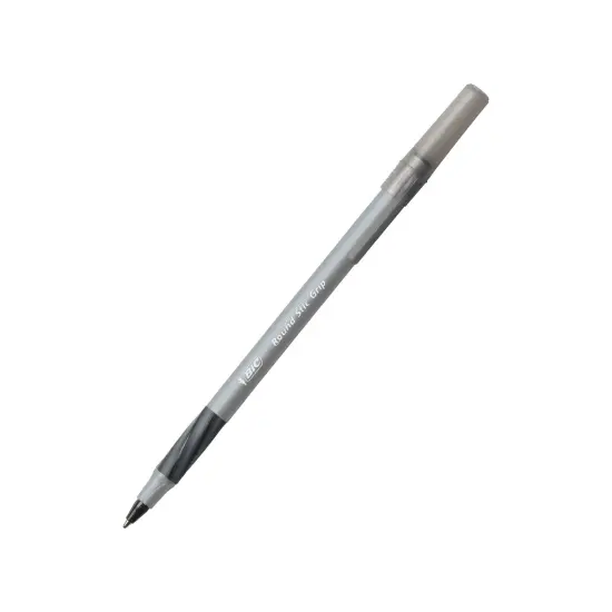 BIC Round Stic Xtra Comfort Black Ballpoint Pens, Medium Point (1.0mm), 144-Count Pack of Bulk Pens, No. 1 Selling Ballpoint Pens {1}