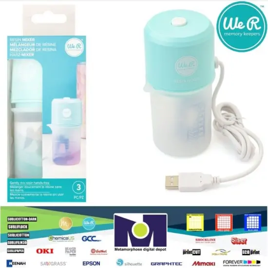 We R Memory Keepers Spin It Machine Resin Mixer USB Power (3 Piece) 60000493 {1}