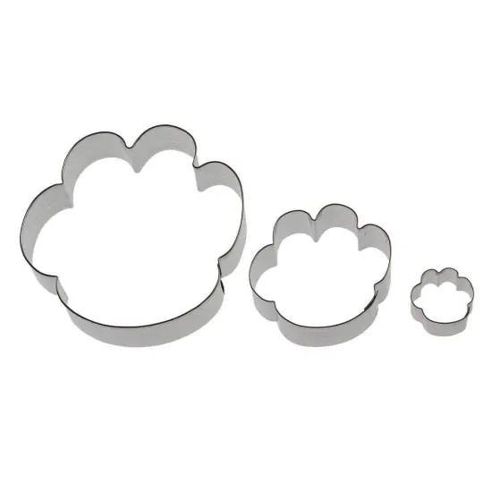 CookieCutter.Com Nested Paw Prints Cookie Cutter 3 Pc Set, Made in USA {2}