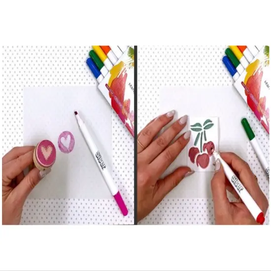 Sublimation Markers- Iron-on Heat Transfer Markers Brights for T-Shirts By Siser {3}