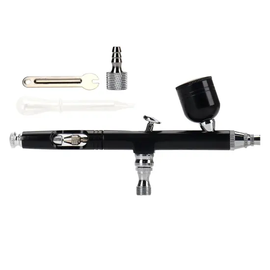 Kitcheniva Dual Action Gravity Feed Airbrush Gun Spray 0.3mm {2}