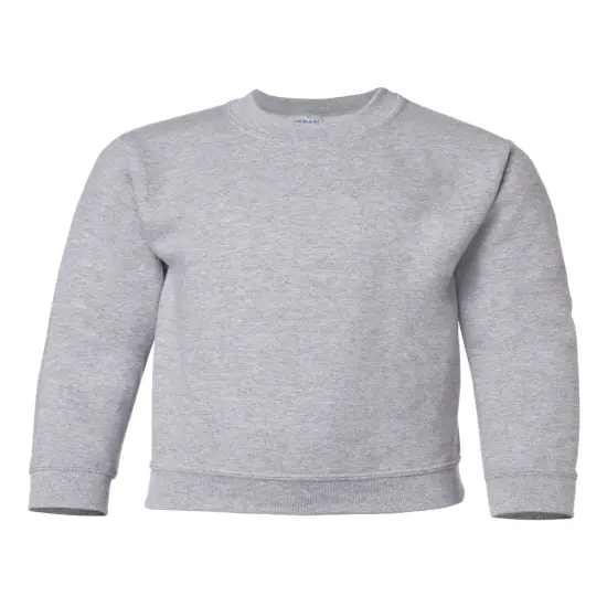 Gildan&reg; Heavy Blend Youth Crew Neck Long Sleeve Sweatshirt Sport grey {1}