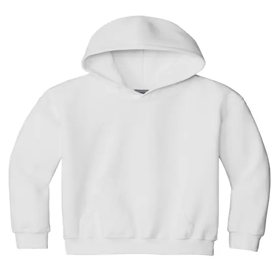 Gildan&reg; Youth Heavy Blend Hooded Sweatshirt White {2}