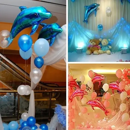 2PCS Dolphin Aluminum Foil Balloons {3}