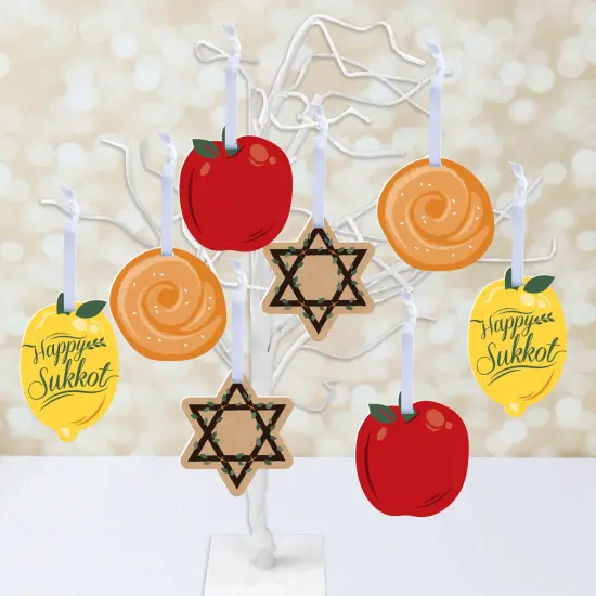 Big Dot of Happiness Sukkot - Sukkah Holiday Decorations - Tree Ornaments - Set of 12 {3}