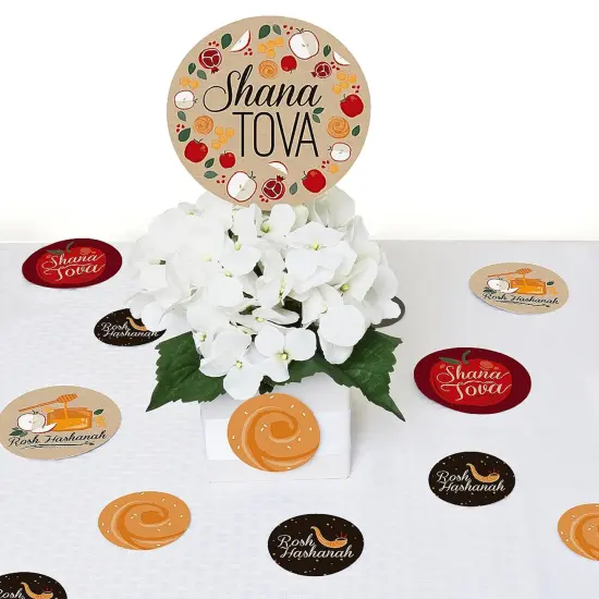 Big Dot of Happiness Rosh Hashanah - New Year Giant Circle Confetti - Party Decorations - Large Confetti 27 Count {7}