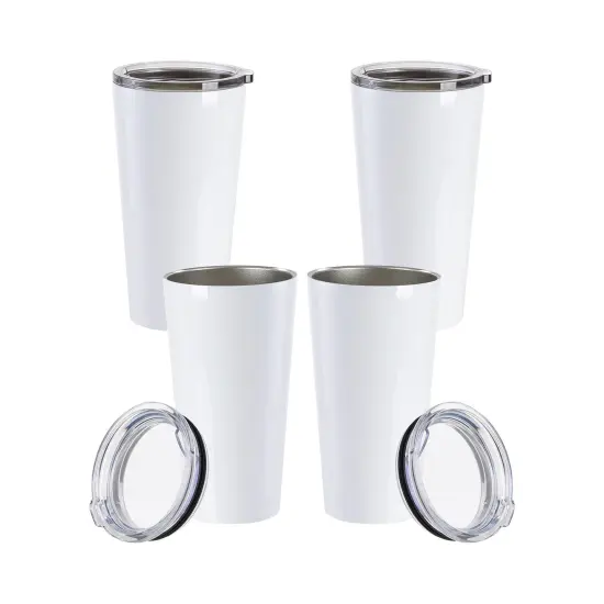 16oz Stainless Steel Sublimation Tumblers - 4 Pack {1}