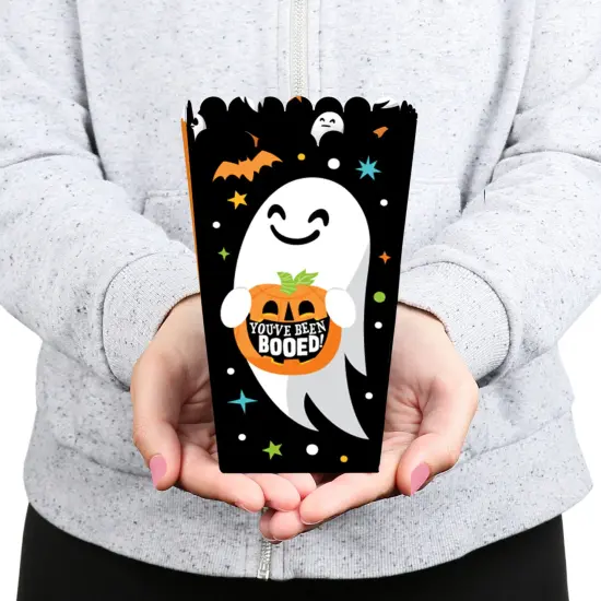 Big Dot of Happiness You've Been Booed - Ghost Halloween Party Favor Popcorn Treat Boxes - Set of 12 {6}