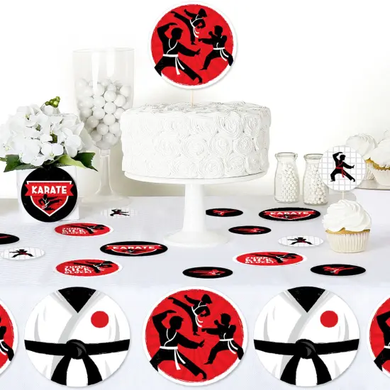 Big Dot of Happiness Karate Master - Martial Arts Birthday Party Giant Circle Confetti - Party Decorations - Large Confetti 27 Count {6}