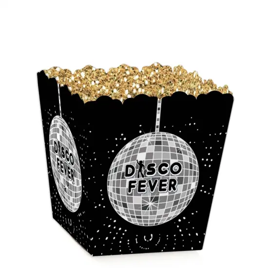 Big Dot of Happiness 70's Disco - Party Mini Favor Boxes - 1970s Disco Fever Treat Candy Boxes - Set of 12 {1}
