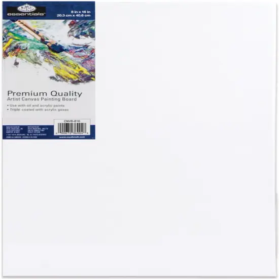 Royal Langnickel essentials(TM) Premium Canvas Board-8"x16" {1}
