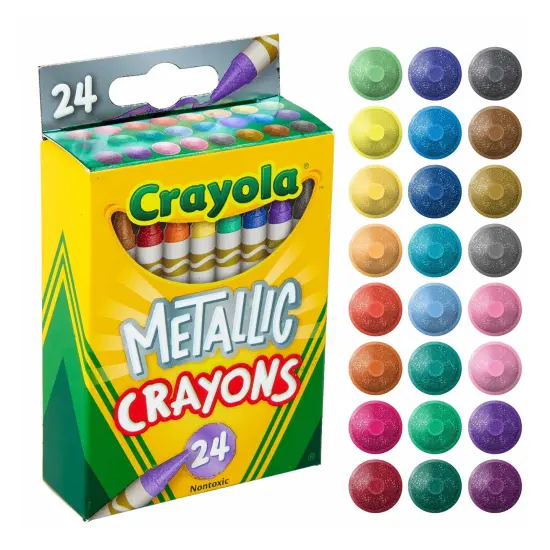 Crayola Crayons-Metallic 24/Pkg {5}