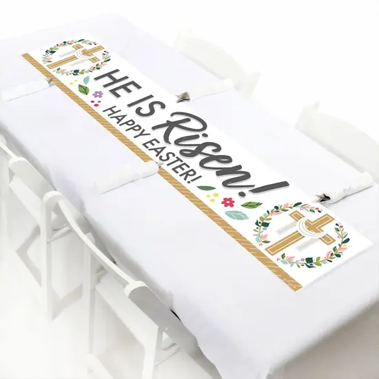 Big Dot of Happiness Religious Easter - Christian Holiday Party Decorations Party Banner {7}