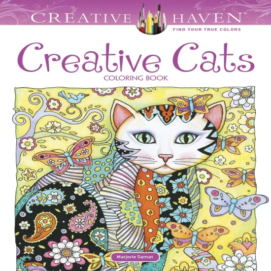 Creative Haven: Creative Cats Coloring Book-Softcover {1}