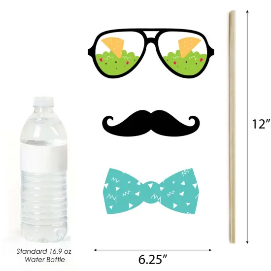 Big Dot of Happiness Taco 'Bout Fun - Fiesta Photo Booth Props Kit - 20 Count {6}