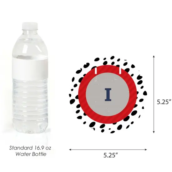 Big Dot of Happiness Fired Up Fire Truck 1st Birthday Highchair Decor - I Am One - First Birthday High Chair Banner {3}