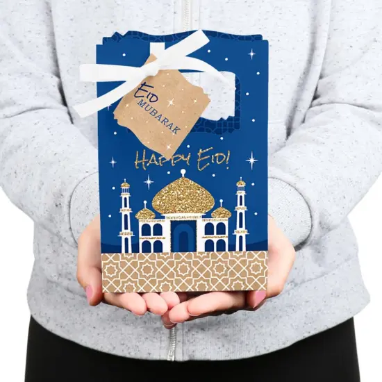 Big Dot of Happiness Eid Mubarak Favor Boxes - Happy Eid - Ramadan Party - Set of 12 {6}