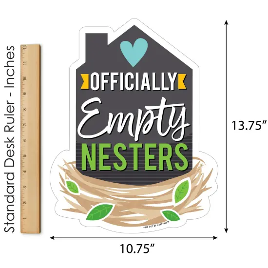 Big Dot of Happiness Empty Nesters - Outdoor Lawn Sign - Empty Nest Party Yard Sign - 1 Piece {6}