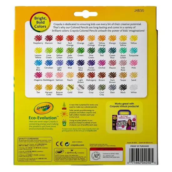 Crayola Colored Pencils-50/Pkg Long {4}