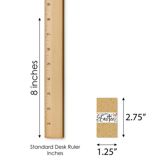 Big Dot of Happiness Religious Easter - Mini Candy Bar Wrapper Stickers - Christian Holiday Party Small Favors - 40 Count {6}