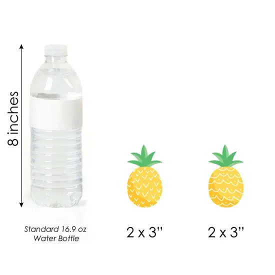 Big Dot of Happiness Tropical Pineapple - Diy Shaped Summer Party Cut-Outs - 24 Count {7}