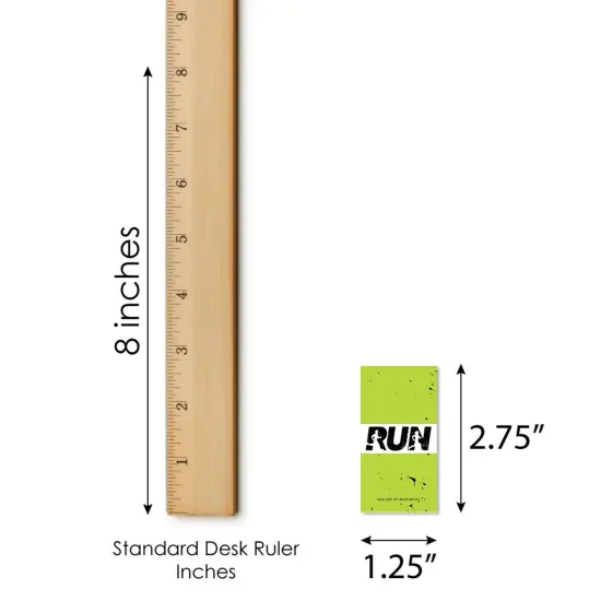 Big Dot of Happiness Set the Pace - Running - Mini Candy Bar Wrapper Stickers - Track, Cross Country or Marathon Party Small Favors - 40 Count {6}