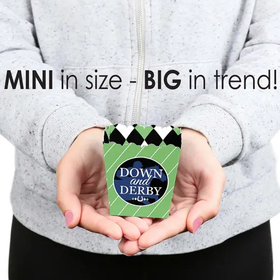 Big Dot of Happiness Kentucky Horse Derby - Party Mini Favor Boxes - Horse Race Party Treat Candy Boxes - Set of 12 {6}