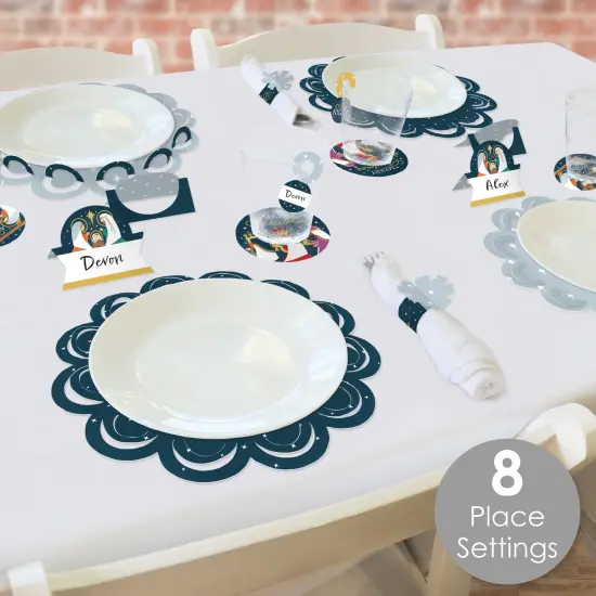 Big Dot of Happiness Holy Nativity - Manger Scene Religious Christmas Paper Charger and Table Decorations - Chargerific Kit - Place Setting for 8 {3}