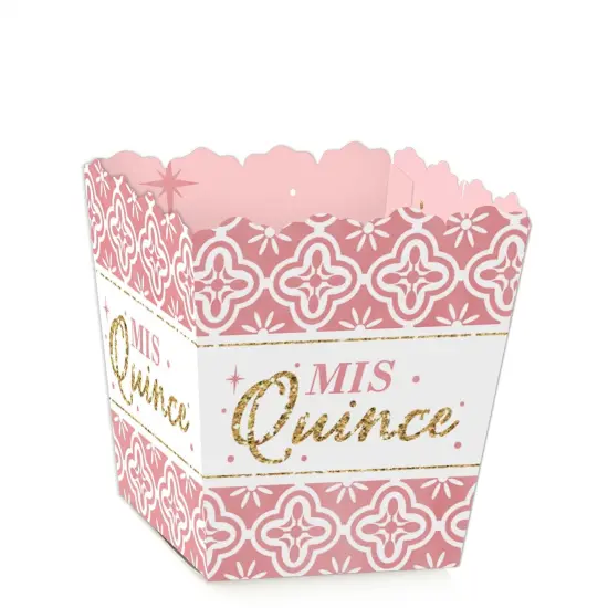 Big Dot of Happiness Mis Quince Anos - Party Mini Favor Boxes - Quinceanera Sweet 15 Birthday Party Treat Candy Boxes - Set of 12 {1}