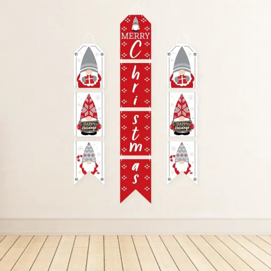 Big Dot of Happiness Christmas Gnomes - Hanging Vertical Paper Door Banners - Holiday Party Wall Decoration Kit - Indoor Door Decor {4}