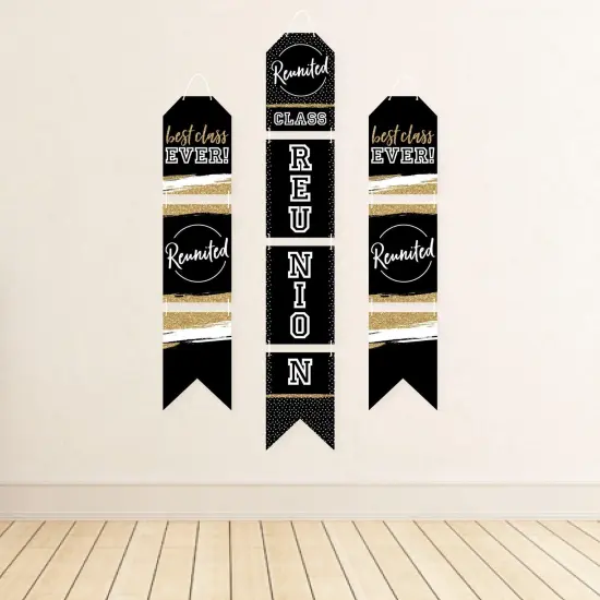 Big Dot of Happiness Reunited - Hanging Vertical Paper Door Banners - School Class Reunion Party Wall Decoration Kit - Indoor Door Decor {4}