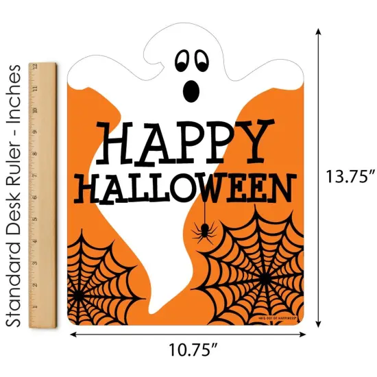 Big Dot of Happiness Spooky Ghost - Outdoor Lawn Sign - Halloween Party Yard Sign - 1 Piece {6}