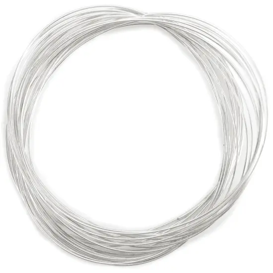 Beadalon Memory Wire Oval Bracelet .62mm .35oz-Silver-Plated - 23 Coils {2}