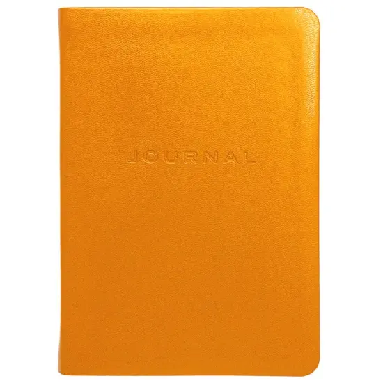 Travel Journal by Gallery Leather - 7"x5" Metal Kid Orange {1}