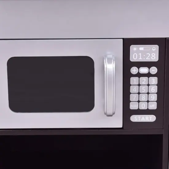 Kids Wooden Modern Kitchen Cooking Pretend Play Set {6}