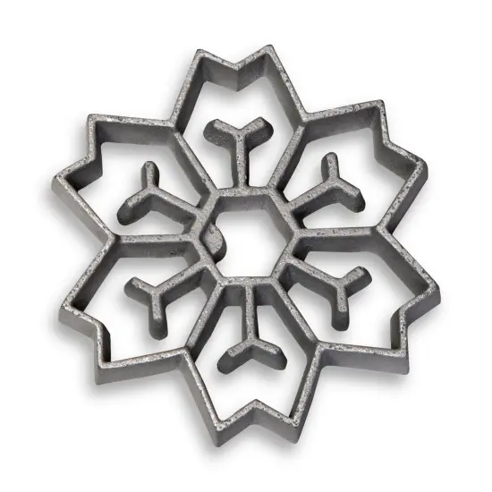 Rosette Iron Bunuelos Cookie Mold, 2-in-1 Snowflake {1}
