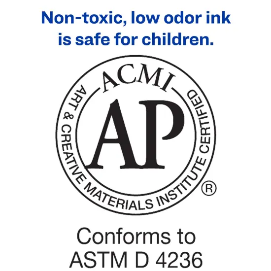 Marks A Lot Jumbo Black Washable Marker, Chisel Tip, 1 per Pack, 4 Packs, 4 Markers Total (24158) {5}