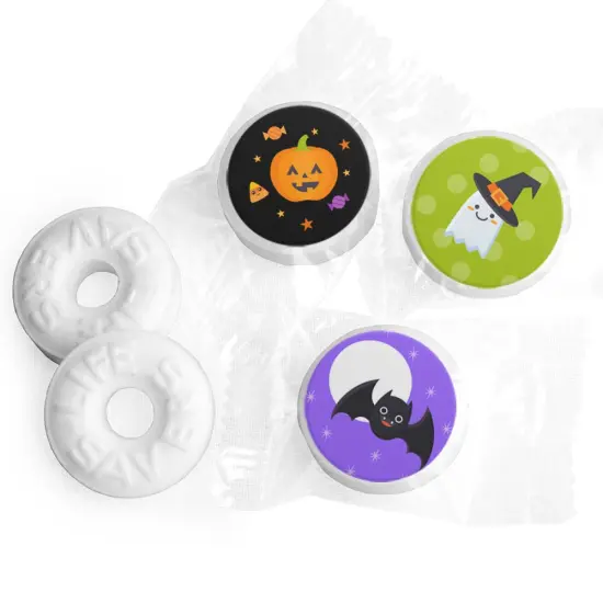 Halloween LifeSavers Mints Party Favors (Approx. 300 mints & 324 Stickers) by Just Candy - Assembly Required - Cuties {1}