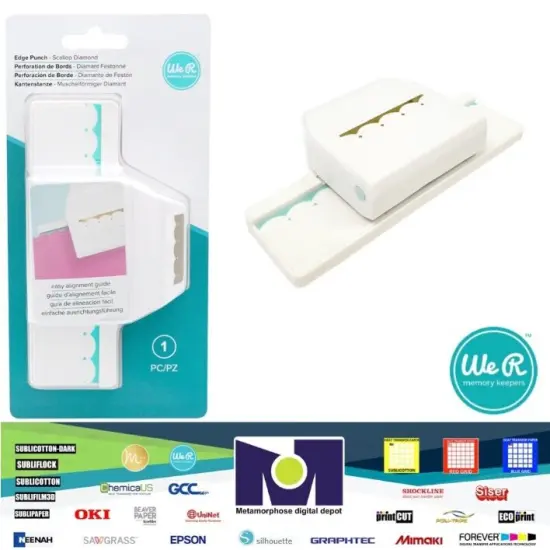 We R Memory Keepers Edge Punch-Scallop Diamond 661285 by American Crafts {1}