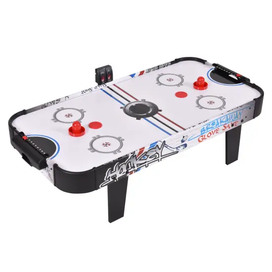 42 Inch Air Powered Hockey Table Top Scoring 2 Pushers {4}
