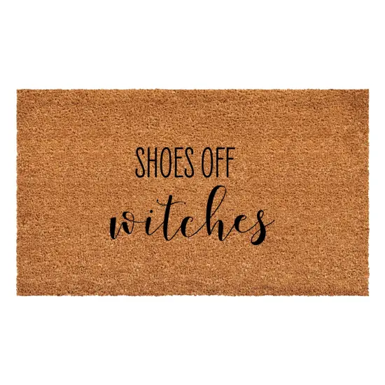 Shoes Off Witches Doormat {1}