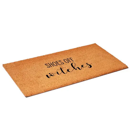Shoes Off Witches Doormat {4}