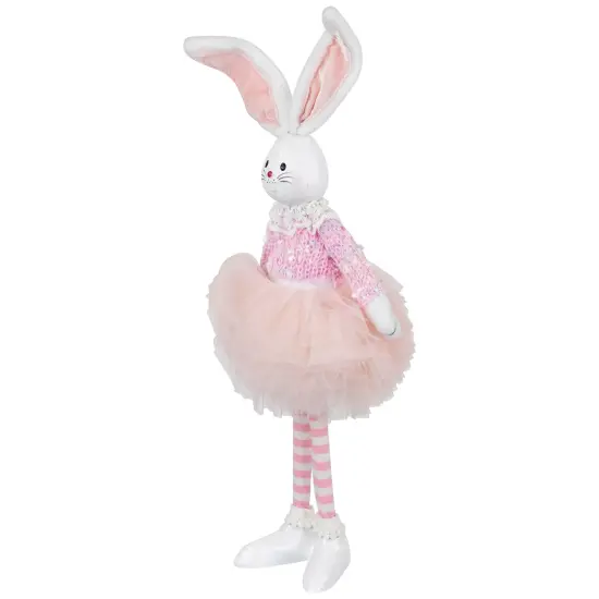 Northlight Ballerina Bunny Standing Easter Figure Decoration - 15" - Pink and White {4}