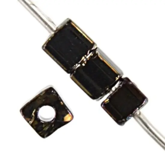 John Bead Square Czech Glass Seed Beads, 500g Brown Iris {2}