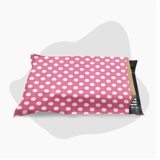 Polka Dot Poly Bag Mailers Eye-Catching Packaging for Safe and Stylish {2}