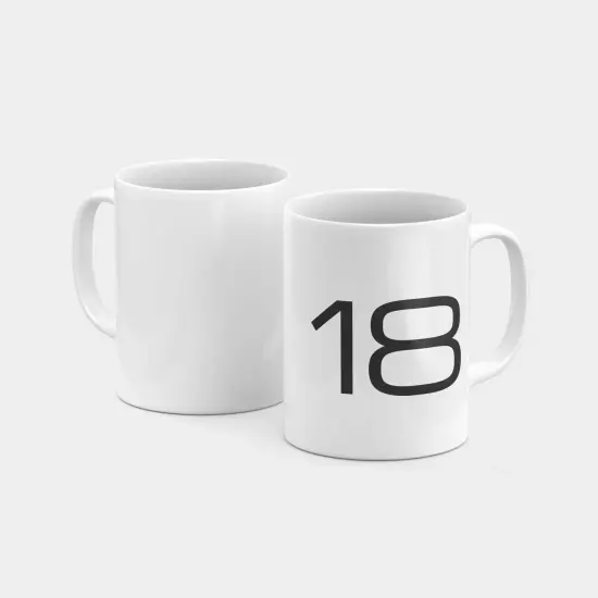 Birthday Number 11oz Mug XVIII {2}